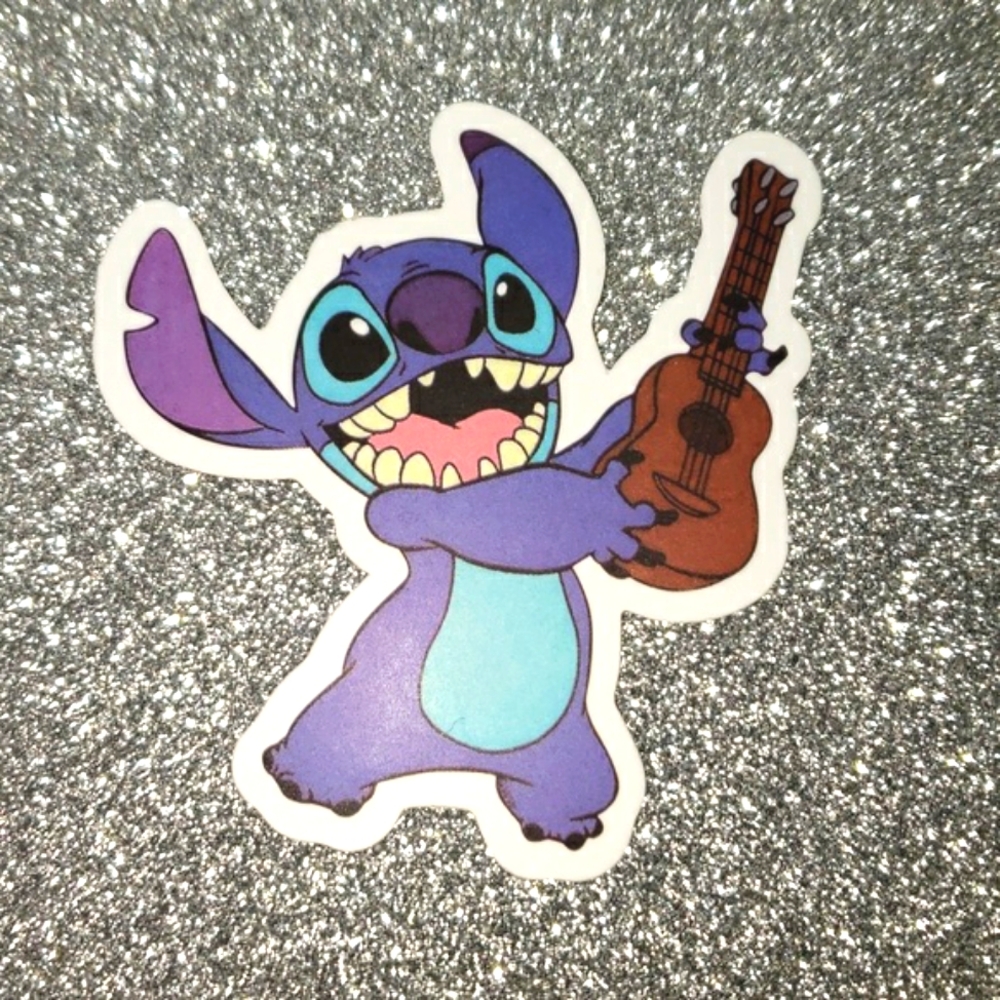 LILO & STITCH DISNEY waterproof sticker Guitars
